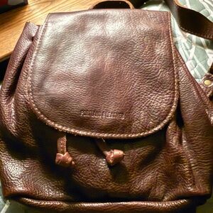 Portland Leather Rich Brown Backpack